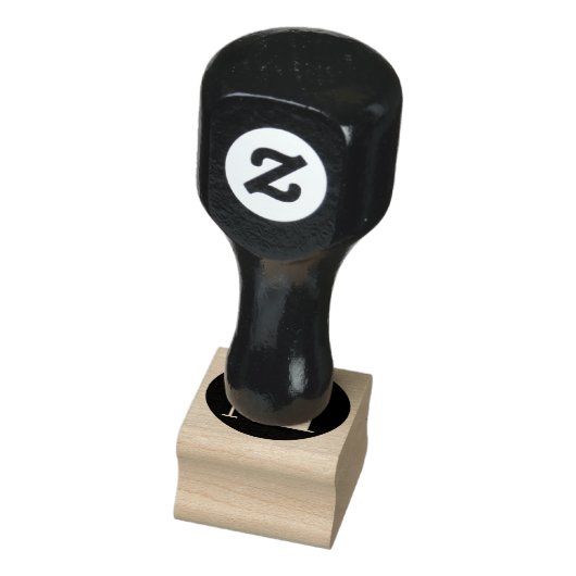 C Lijst monogram AFF Rubberstempel (Stempel)