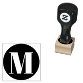 C Lijst monogram AFF Rubberstempel (Gestempeld)
