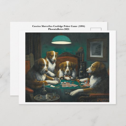 C M Coolidge Briefkaart (Voorkant / Achterkant)