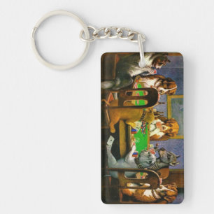 C.M. Coolidge Dogs die Sleutelhanger poker spelen