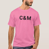 C&M roze T-shirt (Voorkant)