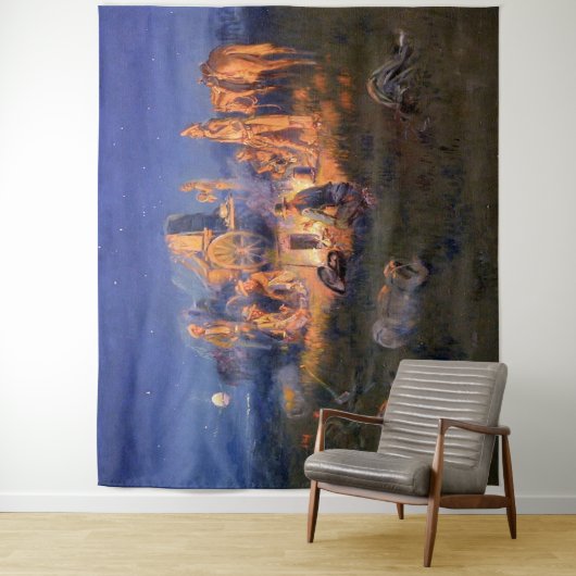 C M Russell Laugh doodt Loniry Western Wandkleed (In situ)