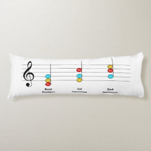 C Major Triad Inversies Solfege Kinder Music Lesso Lichaamskussen