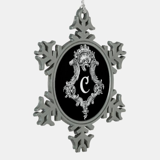 C Monogram Initiaal Ornament (Links)