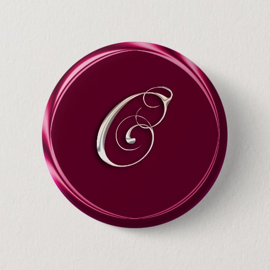 C-monogram Ronde Button 5,7 Cm (Voorkant)