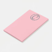 C Monogramme anneau à bille Post-It (Incliné)