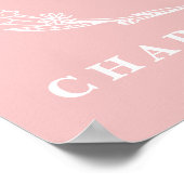 C Monogramme floral botanique Poster de pépinière (Coin)