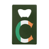 C Monogramme superposé sur le bocal drapeau irland (Dos)