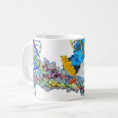 c-Myc en Notch binding DNA Koffiemok (Voorkant links)