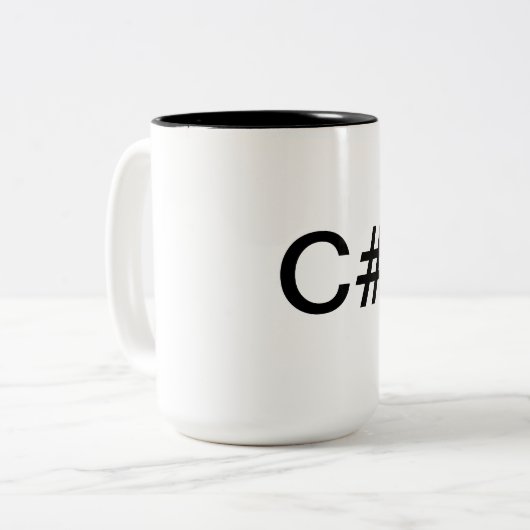 C# .NET de Mok van de Programmers van de Software  (Voorkant links)