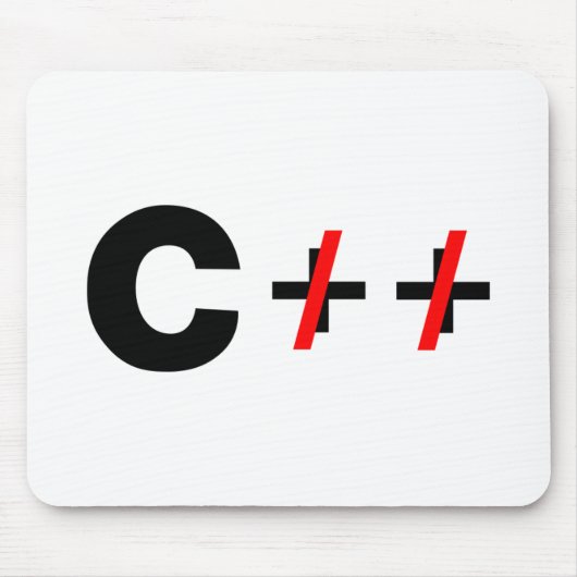 C, niet C++ Muismat (Voorkant)