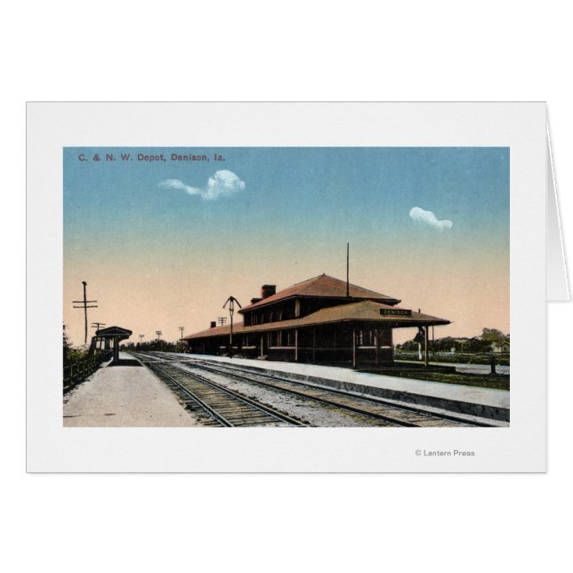 C & NW Railroad Depot (Voorkant Horizontaal)