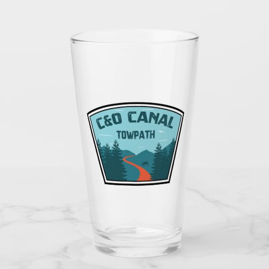 C&O Canal Towpath Glas (Voorkant)