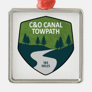 C&O Canal Towpath Metalen Ornament