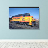 C&O EMD GP-30 #3044_Trains Canvas Afdruk (Insitu (Houten vloer))