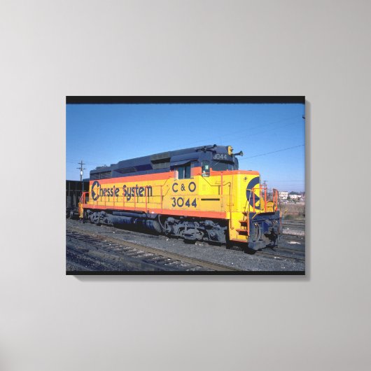 C&O EMD GP-30 #3044_Trains Canvas Afdruk (Voorkant)