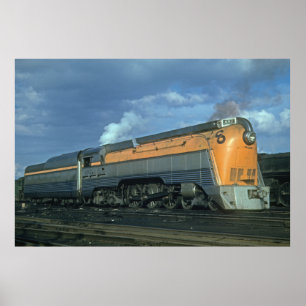 C&O Hudson Class 4-6-4 Streamliner Poster
