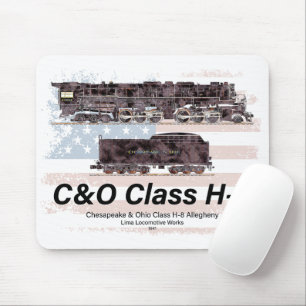 C&O Klasse H-8 Allegheny Locomotief - Amerikaanse Muismat