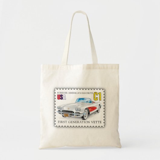 C-ONE AUTO KUNST TOTE BAG (Voorkant)