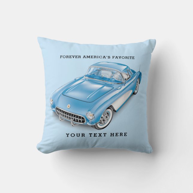 C-ONE AUTOMOBILE ART THROW PILLOW KUSSEN (Voorkant)