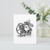 C&P Ancien style lettré presse impression carte pr (Debout devant)