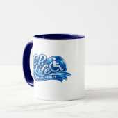 C.P. Life - Cerebral Palsy Coffee Mug No.#1 (Devant gauche)