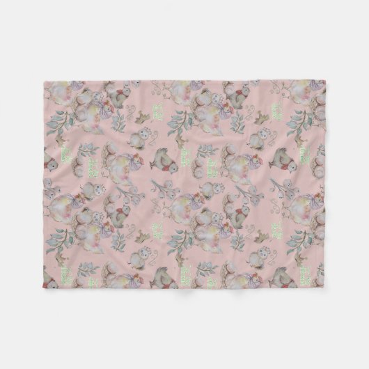 C pour la couverture pour bébé (Devant (Horizontal))