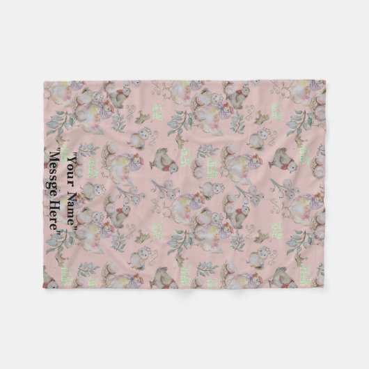 C pour la couverture pour bébé (Devant (Horizontal))