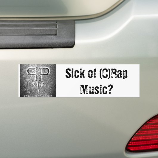 C)Rap Bumpersticker (Op auto)