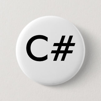 C# RONDE BUTTON 5,7 CM