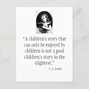 C.S. Briefkaart Lewis Quote
