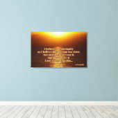 C.S. Lewis Christianity Quote Canvas Afdruk (Insitu (Houten vloer))