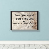 C. S. Lewis citaat Canvas Afdruk (Insitu (Houten vloer))