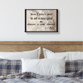 C. S. Lewis citaat Canvas Afdruk (Insitu (Slaapkamer))