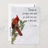 C.S. Lewis Citation Carte postale (Devant / Derrière)