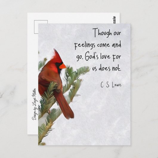 C.S. Lewis Citation Carte postale (Devant / Derrière)