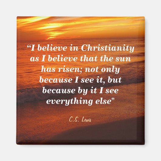 C.S. Lewis over het christendom Magneet (Voorkant)