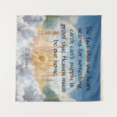 C S Lewis Quote Wandkleed (Voorkant (horizontaal))