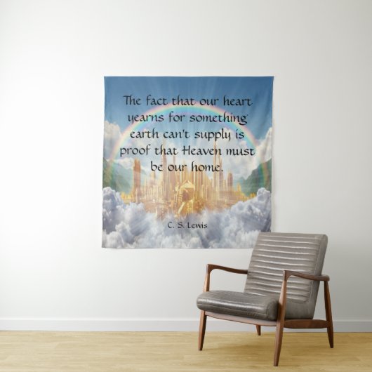 C S Lewis Quote Wandkleed (In situ)