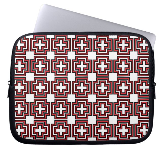C&S rood Laptop Sleeve (Voorkant)