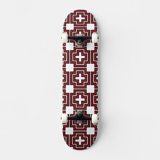 C&S rood Skateboard (Voorkant)