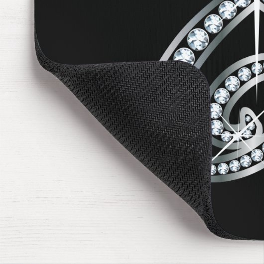 C Script "Diamond Bling" Muismat (Hoek)