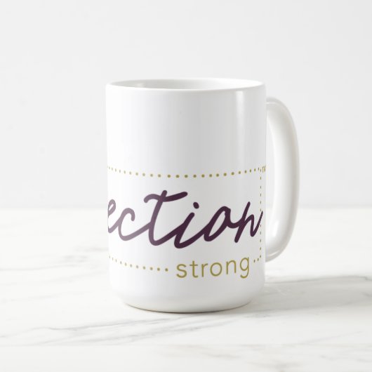 C-Section Mug blanc fort (Devant droit)