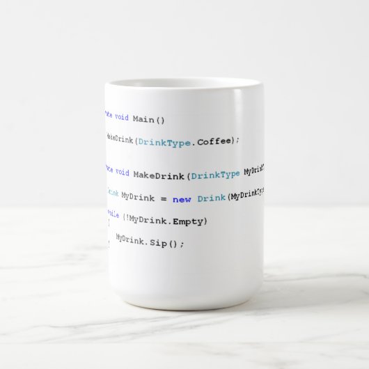 C Sharp Programmers Coffee Mok (Center)