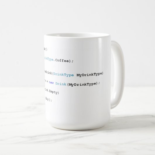 C Sharp Programmers Coffee Mok (Voorkant rechts)