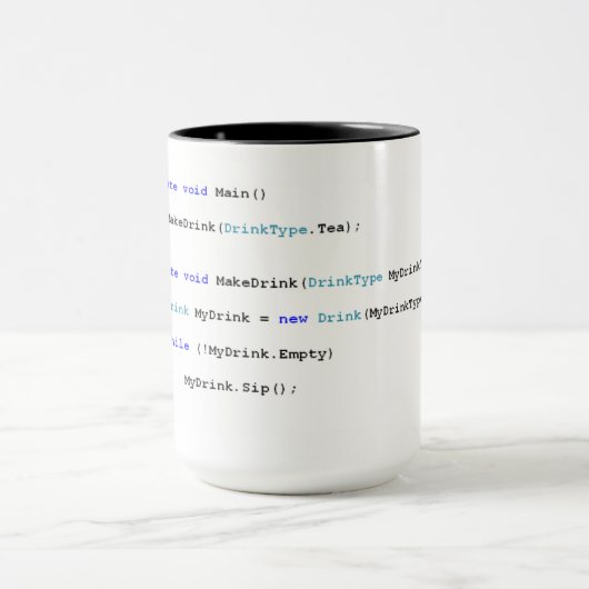 C Sharp Programmers Tea Mok (Midden)