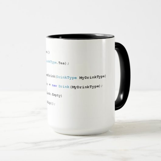 C Sharp Programmers Tea Mok (Voorkant rechts)