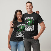 C St Patrick's Day Drinks Well With Others Irish T-shirt (Unisex)