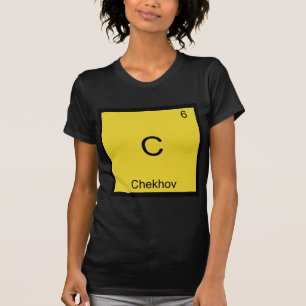 C- Tsjechov Funny Chemie Element Symbool T-Shirt