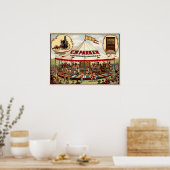  C.W. Parker Steam Riding Gallery Poster (Keuken)
